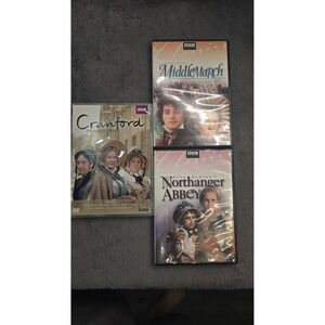 BBC Period Drama DVD Lot Cranford Middlemarch Northanger Abbey Jane Austen 3 Set